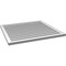 Ekena Millwork Vertical Surface Mount PVC Gable Vent: Functional, w/ 2"W x 1-1/2"P Brickmould Frame, 36"W x 34"H GVPVE36X3402SF - alternate 2